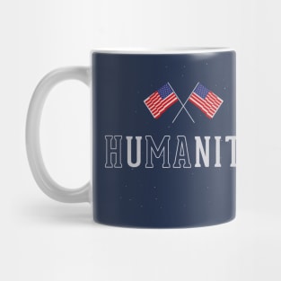 HUMAN UNITY American Flag Mug